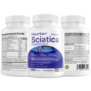 Advanced Sciatic Nervi ajutor: Alpha Acid lipoic - 18 in 1 Sciatica Suplimente - Vitamina B Complex - Made in USA (120 Count (Pachet de 1)