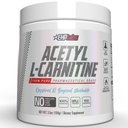 EHP Labs Acetil L Carnitine Powder - Suportă Producţia de Energie Naturală, Asistenţă în Funcţia Creierului Sănătos, Sprijină Sănătatea Inimii, Vegan, Gluten gratuit, Non OMG-uri - 100 Serviri