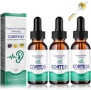 REYROB 3 Pack Cortexi Tinitus Tratamentul, [1x30ML] Cortexi Drops suport auditiv, Cortexi Drops avansat Formula pentru sănătatea urechii