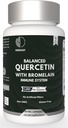 500 mg Querbetin cu capsule de bromelain: de sprijin respirator non-GMO 