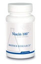 Biotice de cercetare Niacin 100, 100 Milligram Niacin, vitamina B3, Cholesterol, HDL, LDL, Triglicerid, LP, Health cardiovascular, 150 Capsule