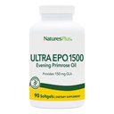 NaturesPlus Ultra EPO 1500 - Ulei Primrose de seară - Suport antioxidant premenstrual şi menopauzal - Promovează pielea curată - gluten liber - 90 de softgeluri, 90 de serviri