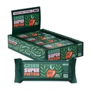 Nectis Green Super Proteine Meal Baruri, Apple Scorțișoară, 20g proteine vegetale, Greens organice, fibre mari, vegan, fără soia, non gmo, 82g Bar, 8 ambalaj