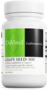 DAVINCI Labs Seed-100 - Supliment alimentar pentru a sprijini sistemul imunitar, funcția vasculară și pielea sănătoasă* - cu 100 mg extract de semințe de struguri per servire - Gluten-Free - 60 capsule vegetariene