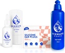 Bundle de îngrijire a urechii - Include picături de ureche, Ureche Spală & silicon Ureche Plug-uri - pentru înotători, sportivi, scafandri, călători - produse de îngrijire a urechii pentru bărbați, femei, copii și adulți - Cel mai bun cadou înotător