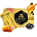 Ashraf Naturals King Honey Shilajit Plus - Premium Honey & Himalayan Shilajit Blend cu extracte din plante, Natural Energy & Vitality Support,15 Sachete x 15g