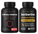 NutraChamps complet Rinichi Sanatate: Berberine & Rinichi Cleanse Duo
