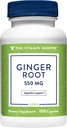 Vitamina Shoppe ghimbir Root 550MG, întregul supliment Herb care susține Digestion & Soothing (100 capsule)