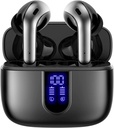 TAGRY Bluetooth Headphones True Wireless Earbuds 60H Playback LED Power Display Căști cu incarcare wireless Caz IPX5 Urechi impermeabile cu Mic pentru TV Smart Phone Laptop Computer Sports