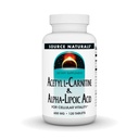 Naturals Sursa Acetil L-Carnitina & Acid alfa-Lipoic 650mg - 120 comprimate