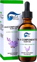 "Sleep Aid Drops Special Formula cu Root Valerian, Melatonina, musetel, Lavender, Rhodiola Rose, și vitamina B6 Sleep Support