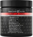 Formulare Fabrica de inima de otel: 10-in-1 Metabolizor Maximizator Oxid de azot, Suportul de presiune sangelui, L Arginina, L Citruline Natural Pre-workout: Managementul energiei 120 Conte