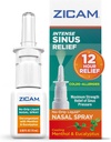 Zicam Intense Sinus Relief No-Drip Lichid Nasal Spray cu mentol de răcire & Eucalipt, 0.5 Ounce (Pachet de 1)