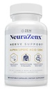 Zen Nutrients NeuraZenX Nervi Support & Neuropatie periferica Supplement cu 1200mg Alpha Lipoic Acid (ALA), Benfotiamină, L-Carnitină și Turmeric