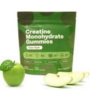 Creatine Gumries 5g Monohidrat + Taurină & B12 - Sugar-Free, Vegan, Gluten-Free - Green Apple - 120 Conte (30 Servings) pentru Putere, Energie & Focus