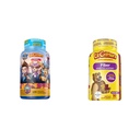L'il Critters Paw Patrol Gummy Vites Multivitamine pentru copii, 190 Gumies și L'il Critters Fiber Gummy Supliment pentru copii, 90 Gummies