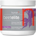 Humann BeetElite Pre Workout Pulbere pentru bărbați și femei - Ultra mare puritate Sfeclă de rădăcină pulbere pentru energie și rezistență - Cafeina gratuit, Create gratuit, Vegan Nitric oxid - negru cireșe, 7.1 oz