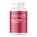 Sărbătoriţi vitaminele Multi ADEK, gratuit cu fier, Zilnic Bariatric Multivitamine, Nivel ridicat de vitamine A, D, E, K & B12 pentru pacienţii cu intervenţie chirurgicală cu comutator duodenal (180 capsule)