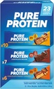 Baruri de proteine pure, Variety Pack, 1,76 oz, 23-ct
