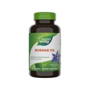 Ulei de Boraj Mod Natural, presat la rece & Nerafinat, Suplimentul GLA, 300 mg GLA și 440 mg Acid Linoleic per Serving, 60 Softgels (Packing May Vary)