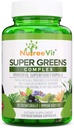 SuperGreens - Spirulina, Chlorella, Wheatgrass + More - Nutrient-Packed Green Blend (90 capsule)