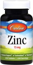 Carlson Labs Zinc, 15mg, 250 comprimate
