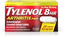 Tylenol 8 Ore Ameliorarea durerii artrita - Acetominofen comprimate extinse-Release, Durere Reliever / Reductor febra, 24 Caplete, 650 miligrame fiecare (2-Pachet)