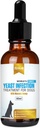 Kilab Natural Drojdie Tratamentul infectiei pentru câini. Sprijina sanatos mancarime relief, inflamatie Relief, Alergie Relief & More. Dog Yeast Infectie Tratamentul. (60 ML)