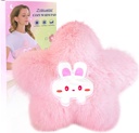 Pad de încălzire Microwavable pentru perioada Cramps Relief durere- Pad de încălzire cu microunde pentru femei cu pachet de căldură umed pentru gât umăr Cute moale cald compresa Pad Plus stele Valentines cadouri pentru fete