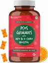 Suplimente Kavir POSS pentru femei cu 40:1 Raportul Myo & D Inositol Inositol fortificat cu PCOS Vitamine & Minerale - Aromă portocalie - 60 Veg Gummies