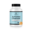 Clădirea Charcoal a activat capsulele Charcoal pentru adulţi - Natural, Vegan, Non-GMO & Gluten Free - Pastilele USP Charcoal pentru curăţarea stomacului, Digestia sănătoasă, Gaz şi Greaţă - Gradul medical USP - 125 ct.