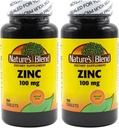 Blend zinc Gluconat 100 mg, 100 comprimate (pachet de 2)