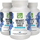 Numai naturale Pet Brewer lui Drojdie & Usturoi Masticuri - toate-naturale Flea & Tick Prevenire pentru câini - Fortificat cu B Vitamine - Promoveaza sanatos piele si haina - 300 comprimat conte (3 ambalaj)