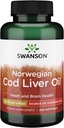 Swanson Cod Ulei de ficat 1250 Iu A/135 Iu D 250 Sgels