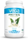 Vega Proteine și Verzi Vanilla (25 Serviri, 26.8 Ounce) - Pe bază de plante Vegan Pe bază de praf de proteine Shake, gluten gratuit, non lactate, non soia, non OMG