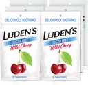 Sugar Free Cherry Drops, Sore Ghroat Relief, 25 Count (6 Pack)