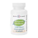 Gericare Glucosamină HCl 500 mg, Chondroitin Sulfate 400 mg cu capsule suplimentare de sodiu 35 mg - susține mobilitatea comună, promovează sănătatea și flexibilitatea cartilajului, 60 Conte (Pachet de 1)