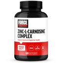 Force FACTOR Zinc L-Carnosine Capsule pentru a sprijini Gastric şi Digestive Health, Digestion şi Blaating Supliment, Vegan, Non-GMO, No Gelatină, 120 capsule