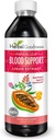 Papaya Leaf suport de sânge lichid - 15X Putere - Papaya Extract de frunze - Trombocite sănătoase, Blood Cleanse, Digestion, Papaya Enzyme -12oz lichid - Herbal Goodness (1 bttl)