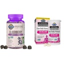 Gradina de viata Organice Gume de soc pentru adulți și copii - Supplement de sprijin imunitar cu fructe organice &, Dr. Probiotice feminine Formulate o dată pe zi, 16 Strains, 50 miliarde, 30 capsule