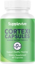 Cortexi suport auditiv Formula - Ureche Tinitus Relief pentru urechi de apelare, Tinitus Suplimentul & Vitamine auditive pentru a ajuta la tăcere zgomot, în condiții de siguranță și natural, 60 capsule (1)