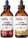 Ginseng Gineng natural 4 fl oz & Lion's Mane Tincture 4 fl oz