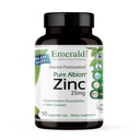 Emerald Labs Zinc 25mg - Suport imun, Digestive Health, Suport de stres oxidativ - Made with Zinc Bisglicinat - Vegan & Gluten-Free - 90 Capsule vegetale