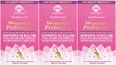 Probiotice nutritricebrity pentru femei 10 miliarde CFU 6 Trandafiri, Prebiotice organice pentru Digestive,Vaginal & Imune Health,PH Balance & Feminine Health,Period Pain, BV Relief, Cranberry Extract + 3 Pack