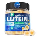 Lutein 20mg 40mg si Zeaxanthin Suplimente pentru ochi, Gummie Lutein cu Omega 3, Saffron, Zinc, Bilberry & Goji Berry pentru Vision Support - Vitamine Ochi pentru Seniori - Vegan, Sugar Free, 60ct