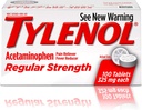 Tylenol Reg Strngth 100'S Dimensiune 100ct Tylenol 325 Mg