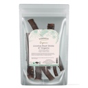 Starwest Botanicals Organic uscate Licorice Root Sticks 6" - Herb pentru Loose Leaf Ceai Blends, Candy, & Baked Goods, Cut & Sifted, Certified Kosher, Non-GMO - 4 oz Pouch