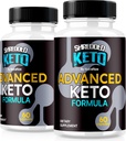 (2 ambalaj) Pastile Keto shred, capsule Keto Premium Shred pierdere în greutate, toate suplimentele naturale Keto pentru a sprijini fitness și obiectivele corpului, Recenzii oficiale ShreddedKeto (120 capsule)