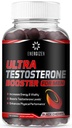 8in1 Testosteron Booster pentru barbati cu Tongkat Ali, Fenugreek, Ashwagandha si Magneziu - Imbunatatirea echilibrului libidoului si hormonal, Non OMG-uri fabricate in Statele Unite ale Americii, Black Cherry, 120 Conte Gummies pentru barbati
