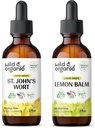Tyncture wild & organic St John's Wort 2 fl oz & Lemon Balm Tincture 2 fl oz